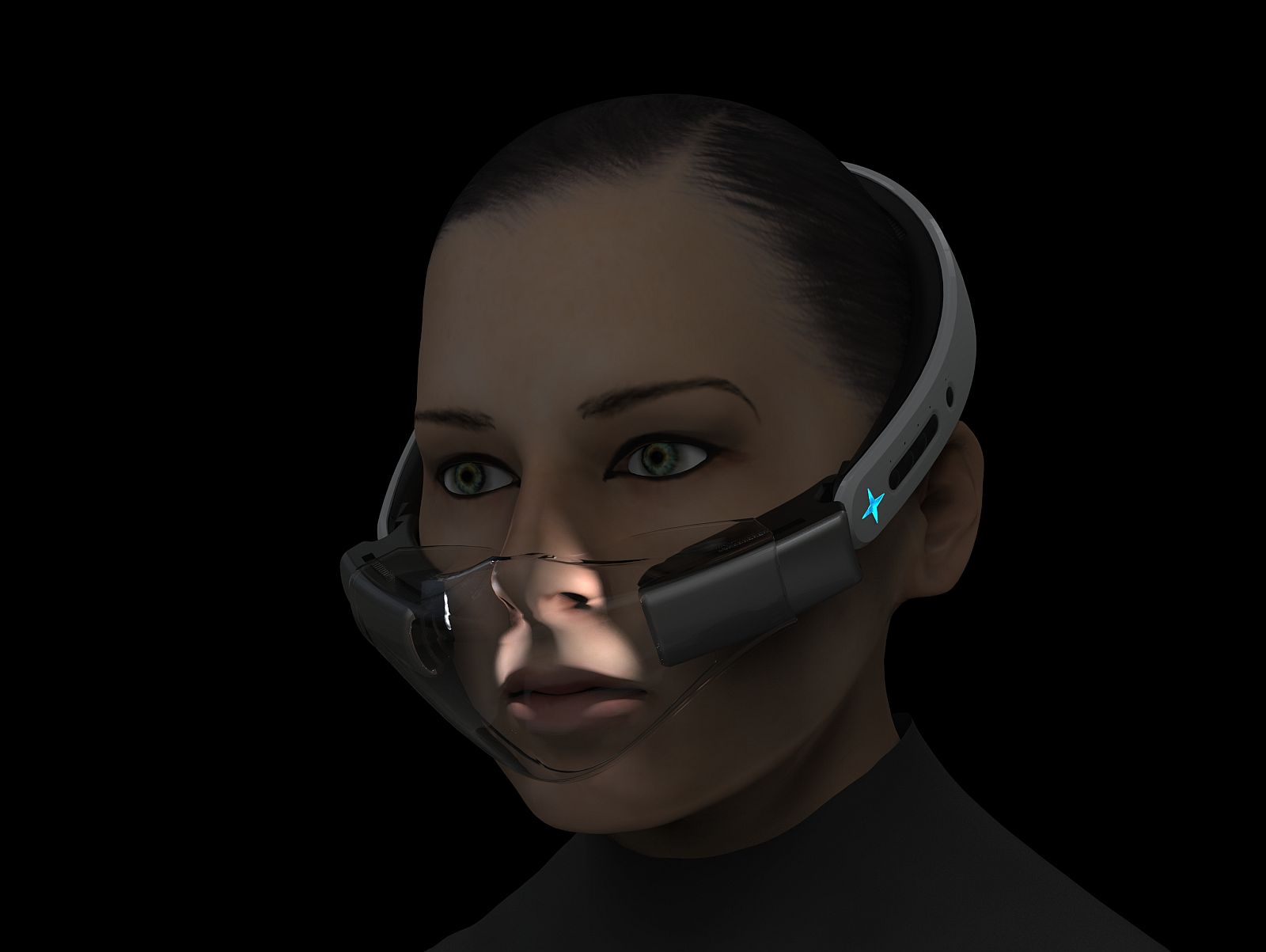 design concept product Securer side perspective